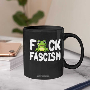 Funny Frog Fck Fascism Coffee Mug Resist Protest Human Rights TS02 Print Your Wear