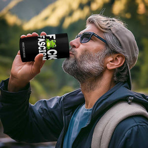 Funny Frog Fck Fascism 4 in 1 Can Cooler Tumbler Resist Protest Human Rights TS02 Print Your Wear