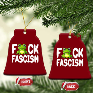 Funny Frog Fck Fascism Ceramic Ornament Resist Protest Human Rights TS02 Print Your Wear