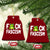 Funny Frog Fck Fascism Ceramic Ornament Resist Protest Human Rights TS02 Print Your Wear