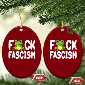 Funny Frog Fck Fascism Ceramic Ornament Resist Protest Human Rights TS02 Print Your Wear