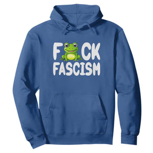 Funny Frog Fck Fascism Hoodie Resist Protest Human Rights - Print Your Wear
