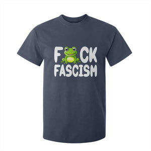 Funny Frog Fck Fascism T Shirt For Kid Resist Protest Human Rights TS02 Navy Print Your Wear