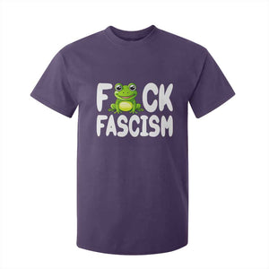 Funny Frog Fck Fascism T Shirt For Kid Resist Protest Human Rights TS02 Purple Print Your Wear