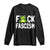 Funny Frog Fck Fascism Long Sleeve Shirt Resist Protest Human Rights - Print Your Wear
