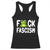 Funny Frog Fck Fascism Racerback Tank Top Resist Protest Human Rights - Print Your Wear