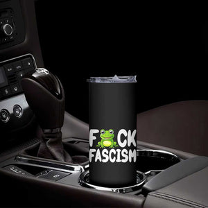 Funny Frog Fck Fascism Skinny Tumbler Resist Protest Human Rights TS02 Print Your Wear