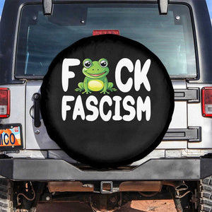 Funny Frog Fck Fascism Spare Tire Cover Resist Protest Human Rights - Print Your Wear