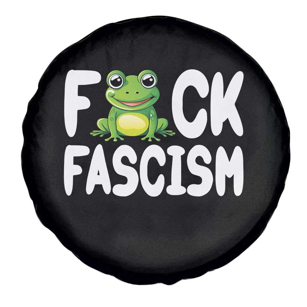 Funny Frog Fck Fascism Spare Tire Cover Resist Protest Human Rights TS02 Print Your Wear