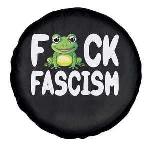 Funny Frog Fck Fascism Spare Tire Cover Resist Protest Human Rights - Print Your Wear