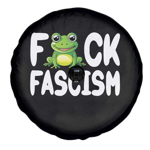 Funny Frog Fck Fascism Spare Tire Cover Resist Protest Human Rights - Print Your Wear