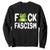 Funny Frog Fck Fascism Sweatshirt Resist Protest Human Rights - Print Your Wear