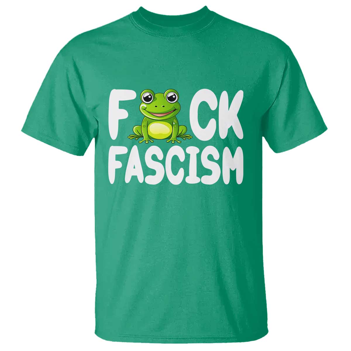 Funny Frog Fck Fascism T Shirt Resist Protest Human Rights TS02 Irish Green Print Your Wear