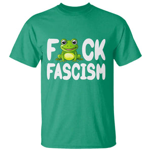 Funny Frog Fck Fascism T Shirt Resist Protest Human Rights - Print Your Wear