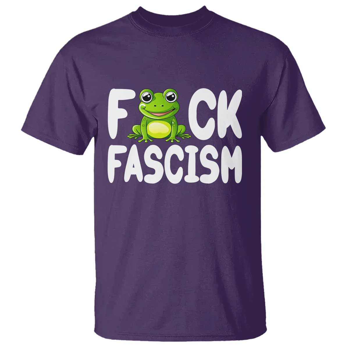 Funny Frog Fck Fascism T Shirt Resist Protest Human Rights TS02 Purple Print Your Wear