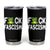 Funny Frog Fck Fascism Tumbler Cup Resist Protest Human Rights TS02 Black Print Your Wear