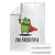 Funny Huzzah Frog Throw Blanket Im Frogtifa Knight Resist Protest - Print Your Wear