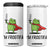 Funny Huzzah Frog 4 in 1 Can Cooler Tumbler Im Frogtifa Knight Resist Protest TS02 One Size: 16 oz White Print Your Wear