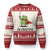 Funny Huzzah Frog Ugly Christmas Sweater Im Frogtifa Knight Resist Protest - Print Your Wear