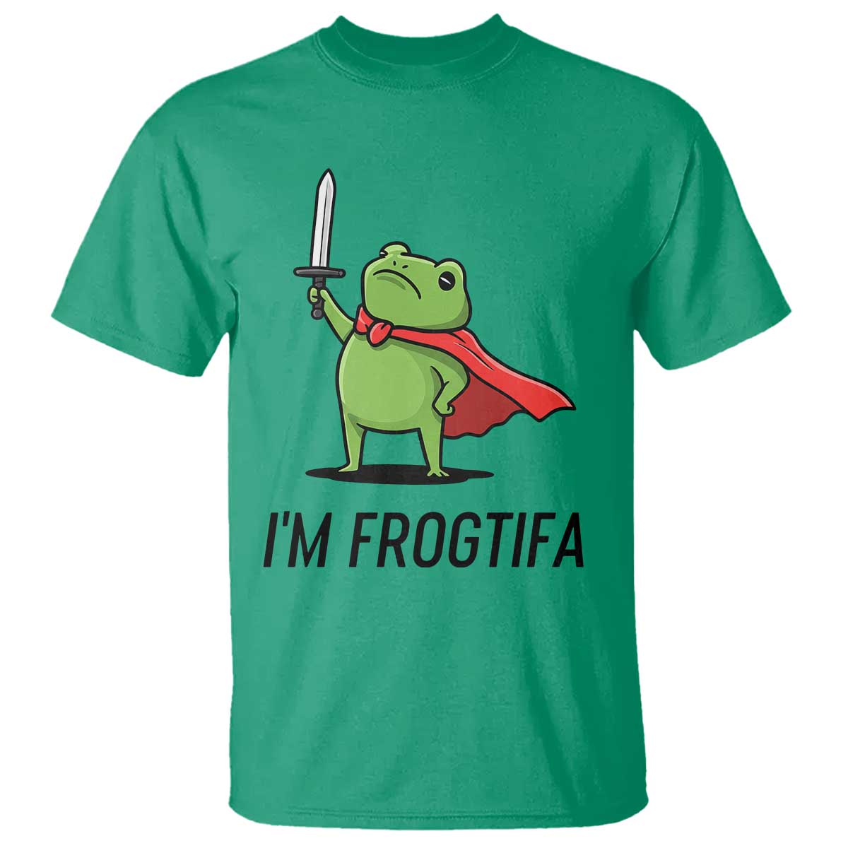 Funny Huzzah Frog T Shirt Im Frogtifa Knight Resist Protest TS02 Irish Green Print Your Wear