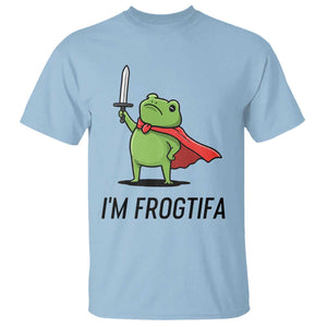 Funny Huzzah Frog T Shirt Im Frogtifa Knight Resist Protest - Print Your Wear