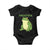 Funny Frogtifa Baby Onesie Resist Frog Protest Against Fascism - Print Your Wear