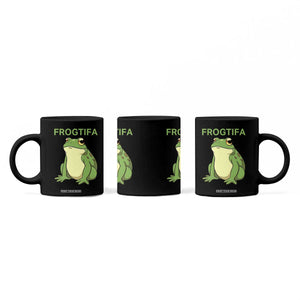 Funny Frogtifa Coffee Mug Resist Frog Protest Against Fascism TS02 Print Your Wear