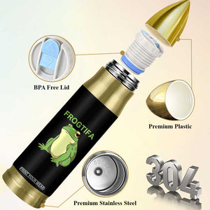 Funny Frogtifa Bullet Tumbler Resist Frog Protest Against Fascism TS02 Print Your Wear