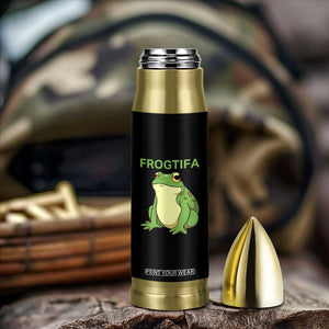 Funny Frogtifa Bullet Tumbler Resist Frog Protest Against Fascism TS02 Print Your Wear