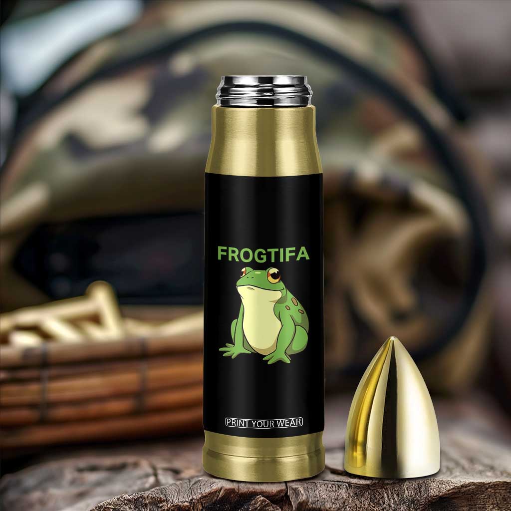 Funny Frogtifa Bullet Tumbler Resist Frog Protest Against Fascism TS02 Print Your Wear