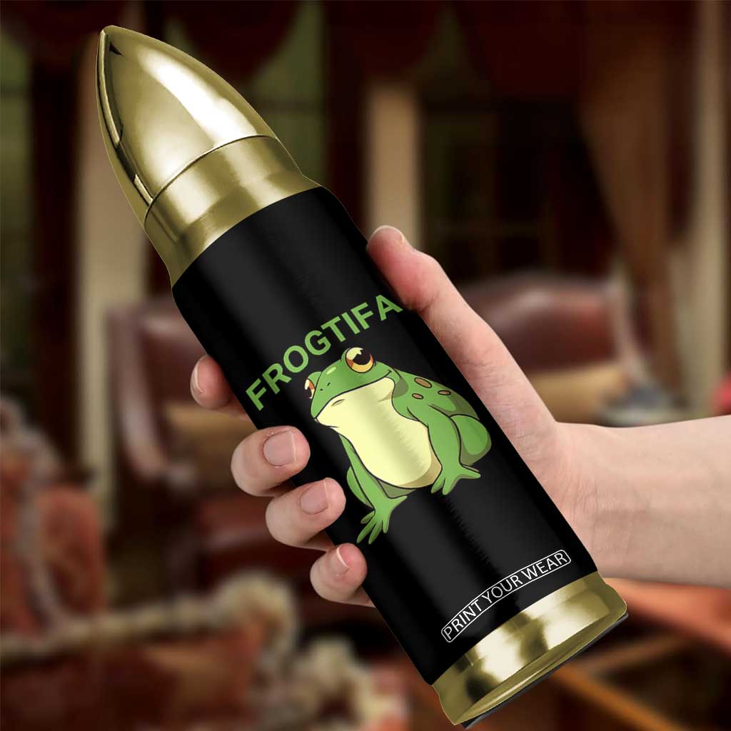 Funny Frogtifa Bullet Tumbler Resist Frog Protest Against Fascism TS02 Print Your Wear