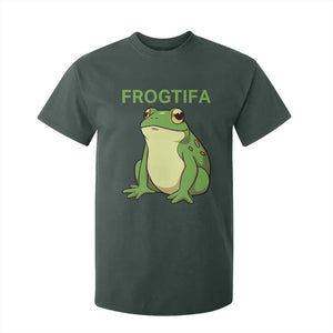 Funny Frogtifa T Shirt For Kid Resist Frog Protest Against Fascism - Print Your Wear