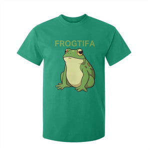 Funny Frogtifa T Shirt For Kid Resist Frog Protest Against Fascism - Print Your Wear