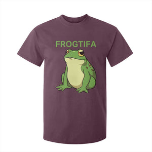 Funny Frogtifa T Shirt For Kid Resist Frog Protest Against Fascism - Print Your Wear