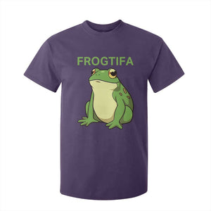Funny Frogtifa T Shirt For Kid Resist Frog Protest Against Fascism - Print Your Wear