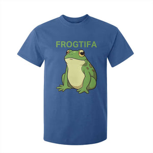Funny Frogtifa T Shirt For Kid Resist Frog Protest Against Fascism - Print Your Wear