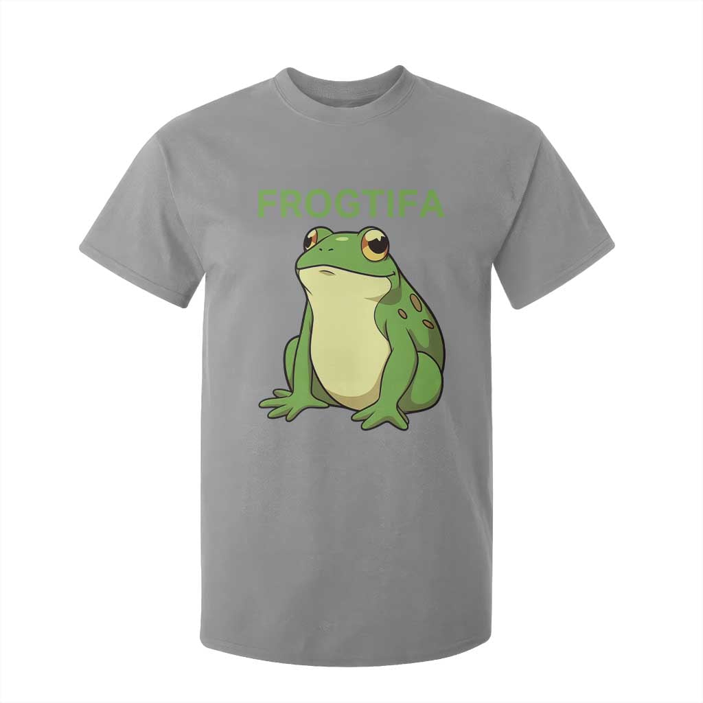 Funny Frogtifa T Shirt For Kid Resist Frog Protest Against Fascism TS02 Sport Gray Print Your Wear