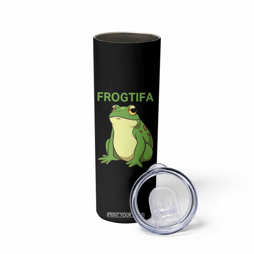 Funny Frogtifa Skinny Tumbler Resist Frog Protest Against Fascism TS02 Print Your Wear