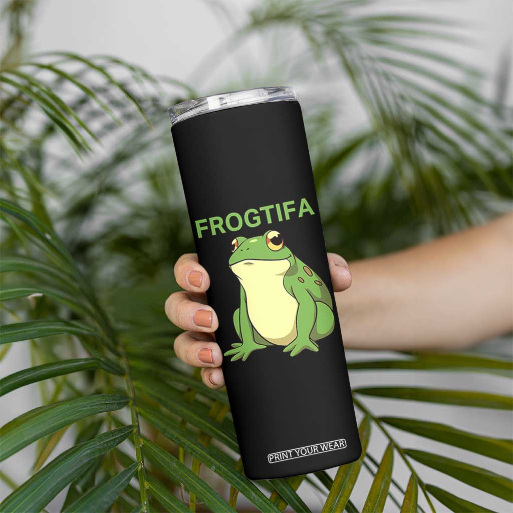 Funny Frogtifa Skinny Tumbler Resist Frog Protest Against Fascism TS02 Print Your Wear