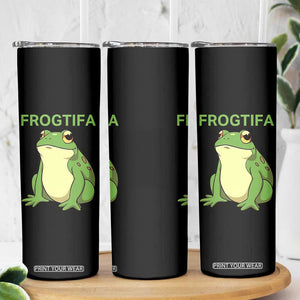 Funny Frogtifa Skinny Tumbler Resist Frog Protest Against Fascism TS02 Print Your Wear