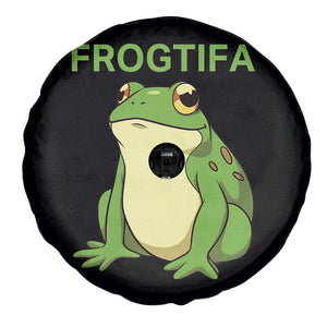 Funny Frogtifa Spare Tire Cover Resist Frog Protest Against Fascism - Print Your Wear