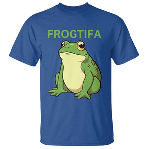 Funny Frogtifa T Shirt Resist Frog Protest Against Fascism - Print Your Wear