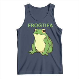 Funny Frogtifa Tank Top Resist Frog Protest Against Fascism - Print Your Wear