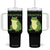 Funny Frogtifa Tumbler With Handle Resist Frog Protest Against Fascism TS02 One Size: 40 oz Black Print Your Wear