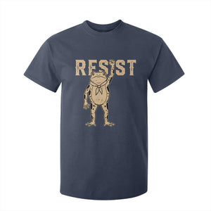 Frog Resist T Shirt For Kid Raised Fist Protest Fighter Retro Graphic - Print Your Wear