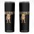 Frog Resist Skinny Tumbler Raised Fist Protest Fighter Retro Graphic TS02 Black Print Your Wear