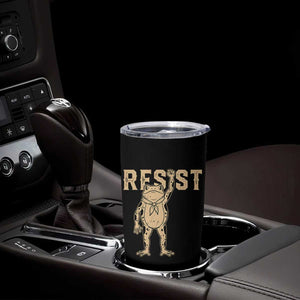 Frog Resist Tumbler Cup Raised Fist Protest Fighter Retro Graphic TS02 Print Your Wear