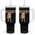 Frog Resist Tumbler With Handle Raised Fist Protest Fighter Retro Graphic TS02 One Size: 40 oz Black Print Your Wear