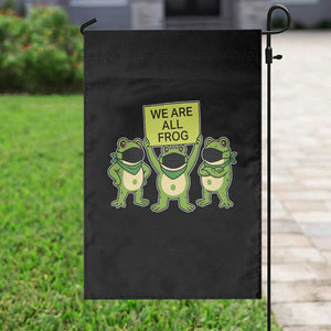 We Are All Frog Garden Flag Frogs Protest Together Strong TS02 Print Your Wear