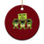 We Are All Frog Ceramic Ornament Frogs Protest Together Strong - Print Your Wear